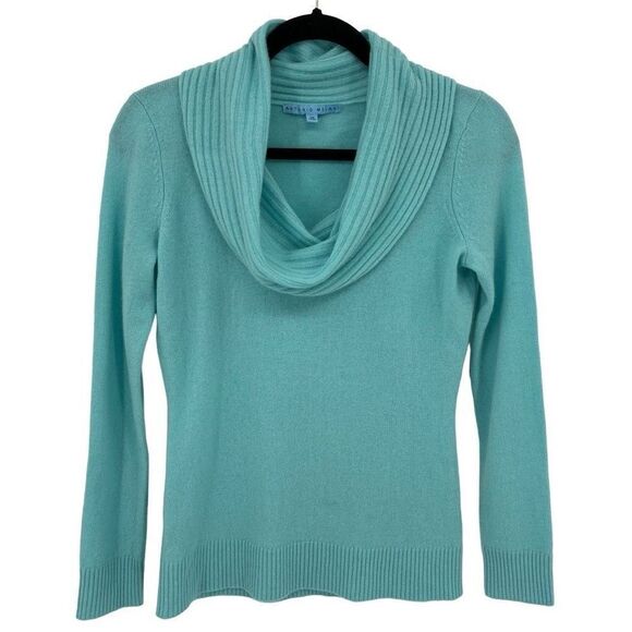 ANTONIO MELANI Sweaters - Antonio Melani 100% Cashmere Cowl Neck Sweater Blue XS